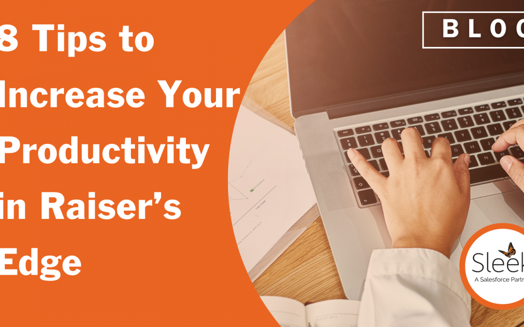 8 Tips In Increase Your Productivity In The Raiser’s Edge