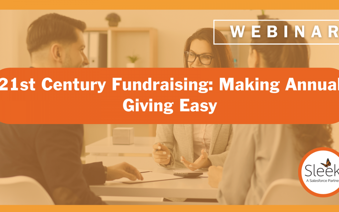 21st Century Fundraising: Making Annual Giving Easy