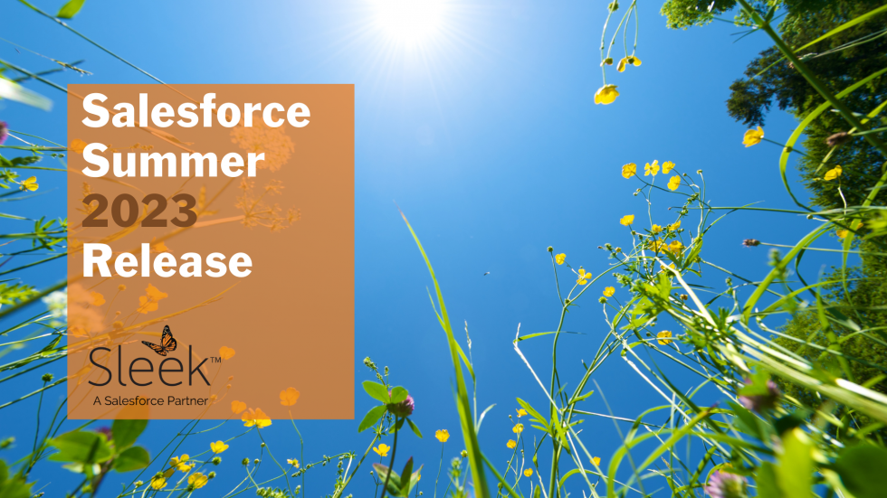 Salesforce Summer ’23 Release Notes Sleek Consulting