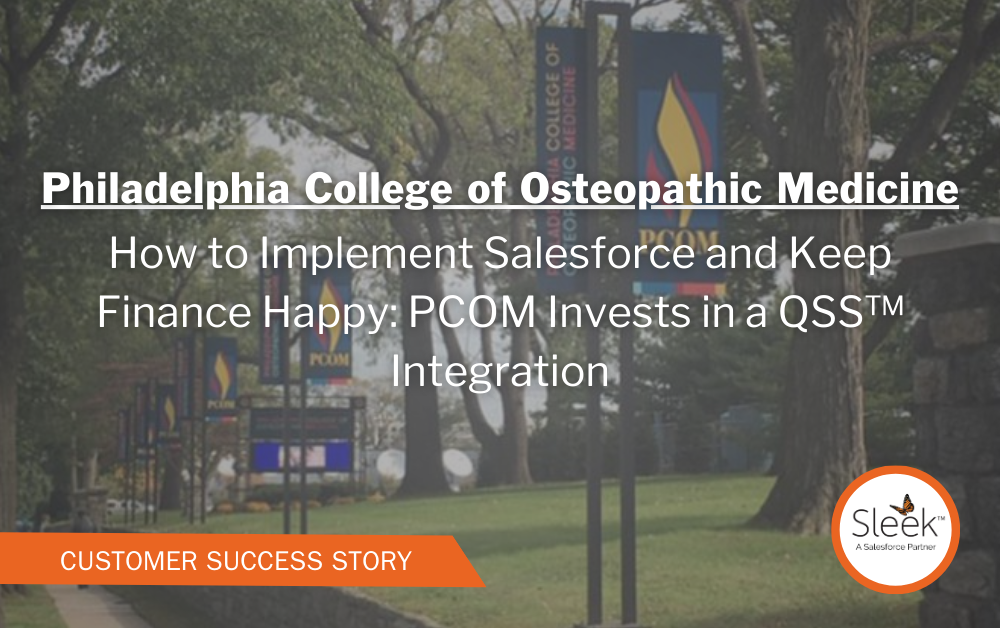 How to Implement Salesforce and Keep Finance Happy: PCOM Invests in a QSS Integration