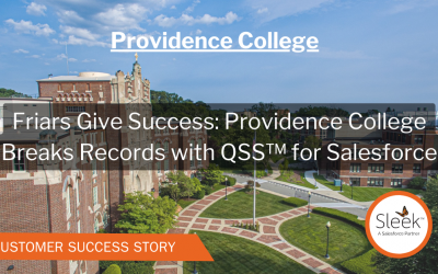 Friars Give Success: Providence College Breaks Records with QSS™ for Salesforce